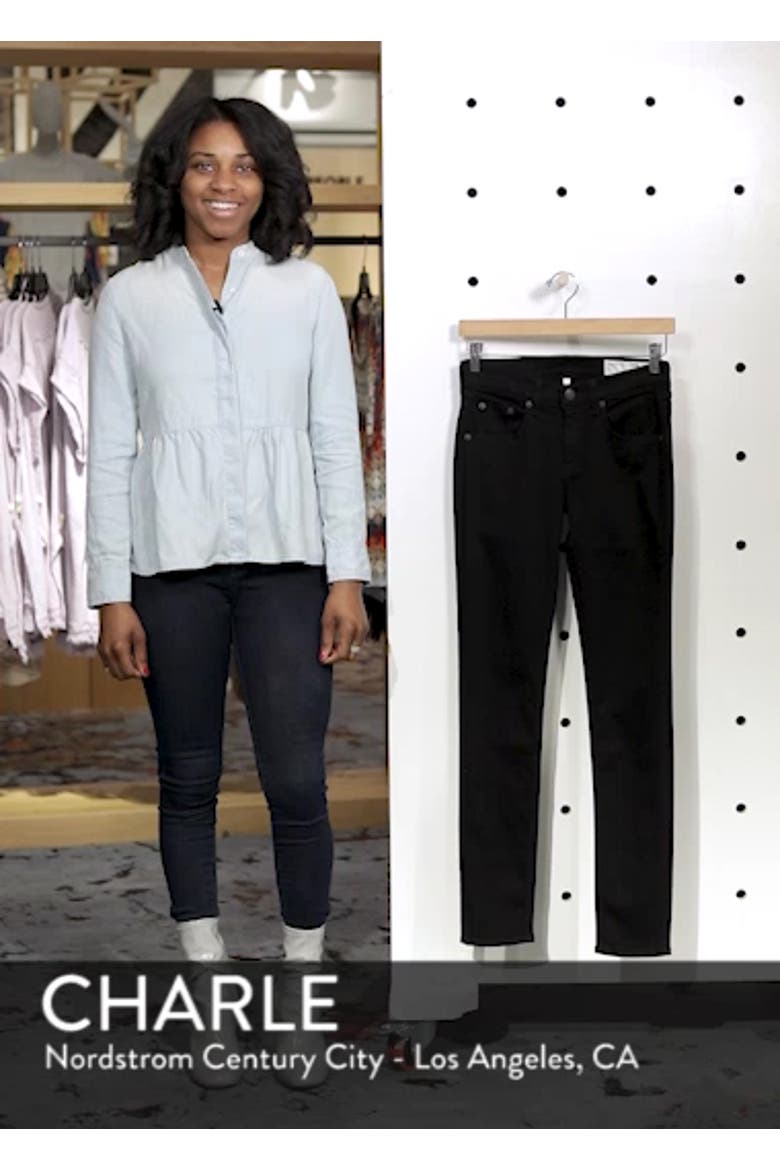 rag & bone/JEAN 'The Skinny' Stretch Jeans video