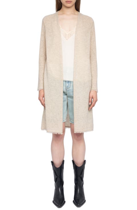 【zadig&voltaire deluxe】美品ノーカラームートンジャケット ボアパイピングスタンドカラームートンジャケット FD22W243