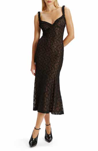 Bardot Alegra Stretch Lace Dress
