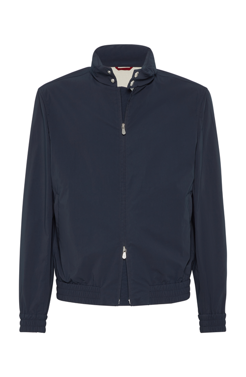 Shop Brunello Cucinelli Water-resistant Outerwear In Navy Blue