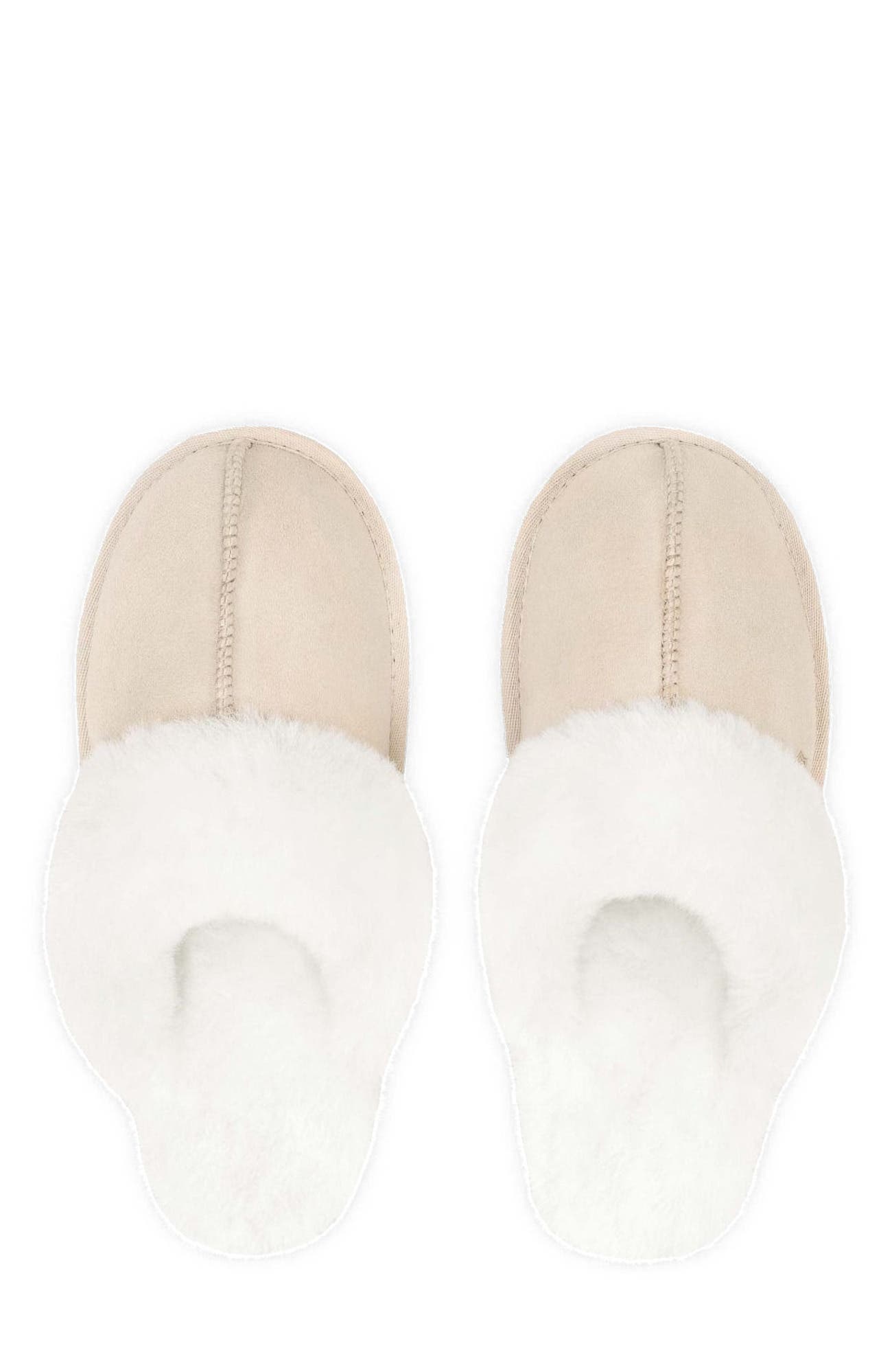 Amanda Womens sheepskin slippers, Alternate, color, Ecru