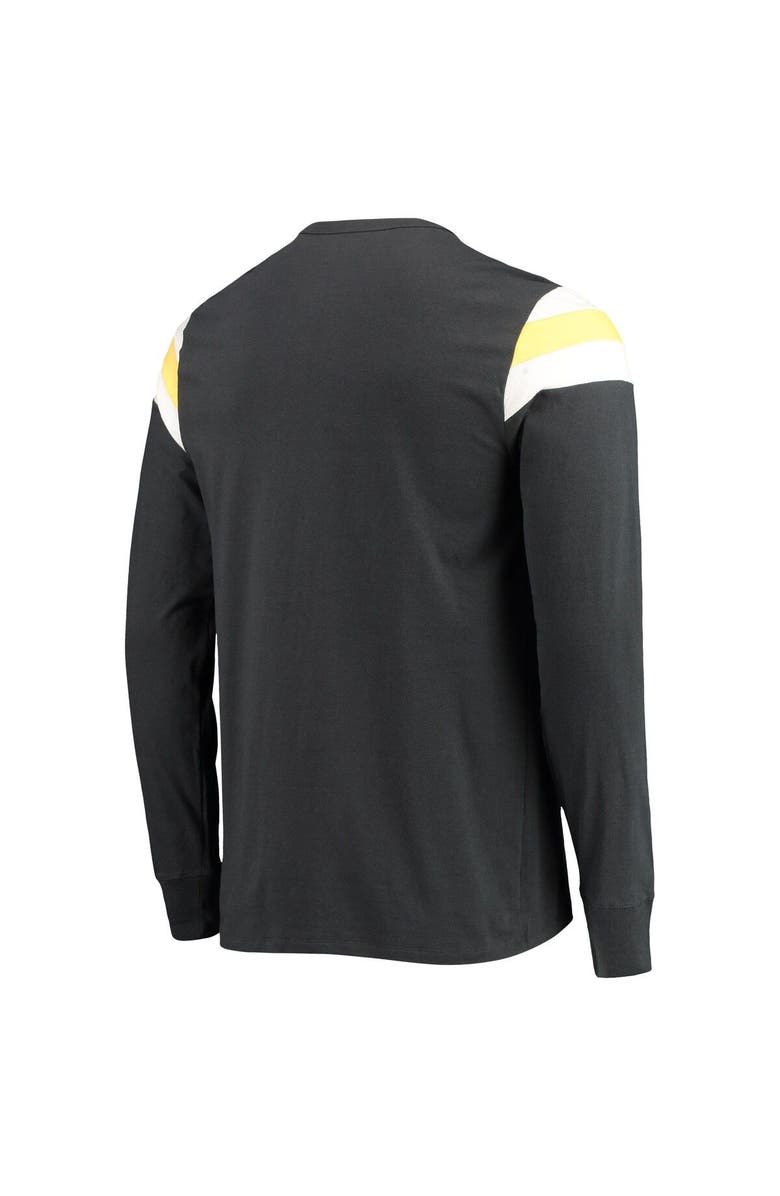 '47 Men's '47 Black Pittsburgh Steelers Franklin Rooted Long Sleeve T-Shirt, Alternate, color, Black