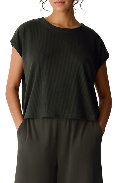 Crewneck Rib Top
