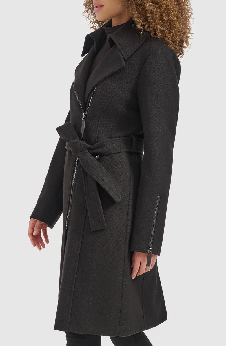 Kenneth Cole Belted Coat, Alternate, color,