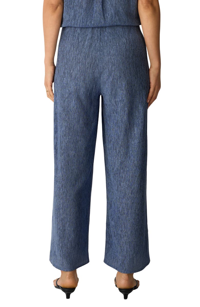 Eileen Fisher Ankle Wide Leg Pants, Alternate, color, Cornflower