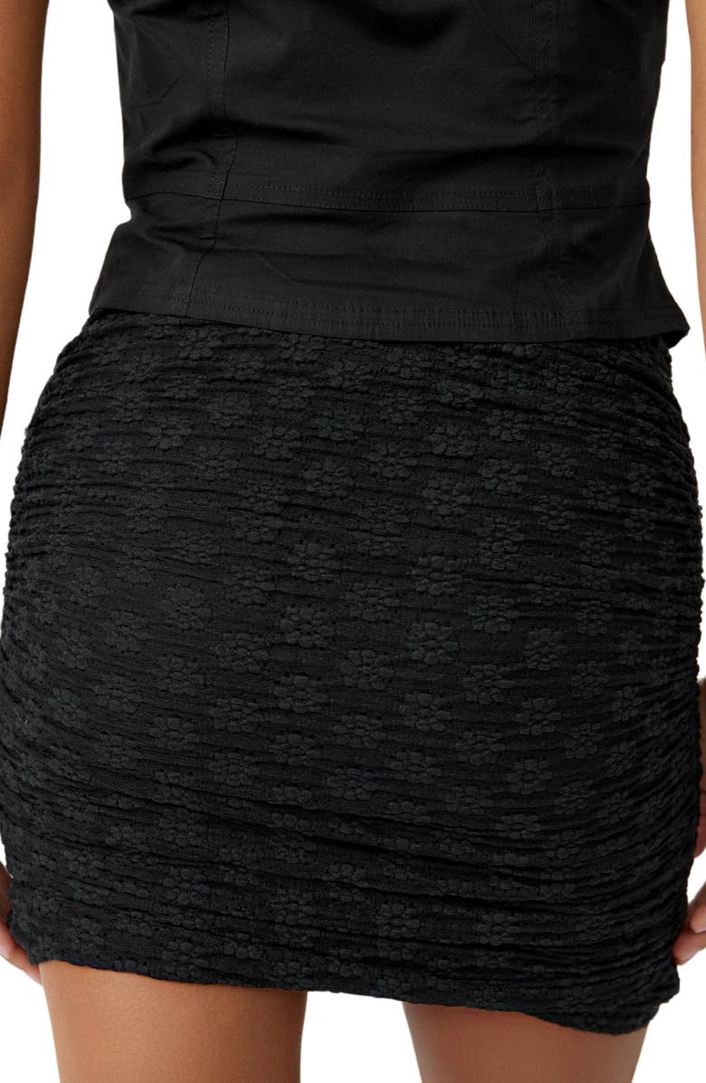 Free People Ona Ruched Convertible Miniskirt, Alternate, color, 