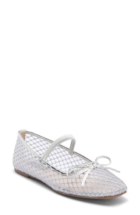 Mesh Mary Jane Flat (Women)