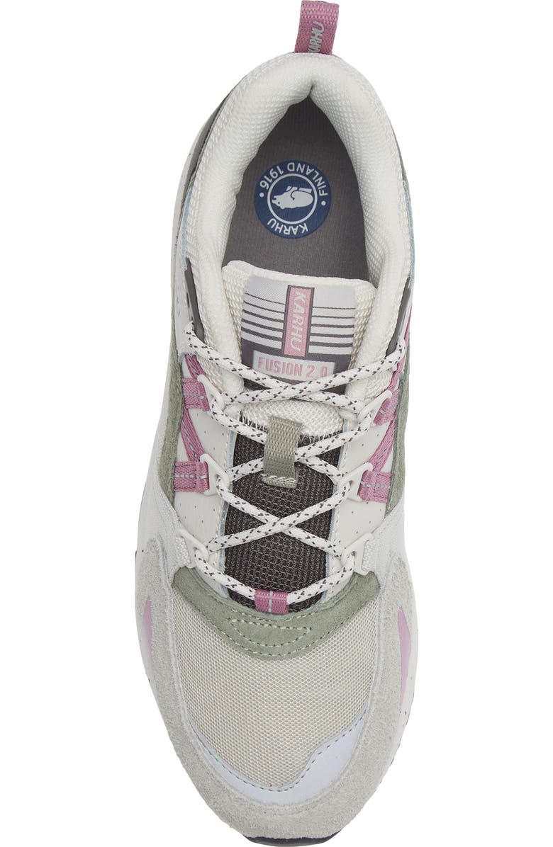Karhu Gender Inclusive Fusion 2.0 Sneaker, Alternate, color, Dark Gull Gray / Lilas