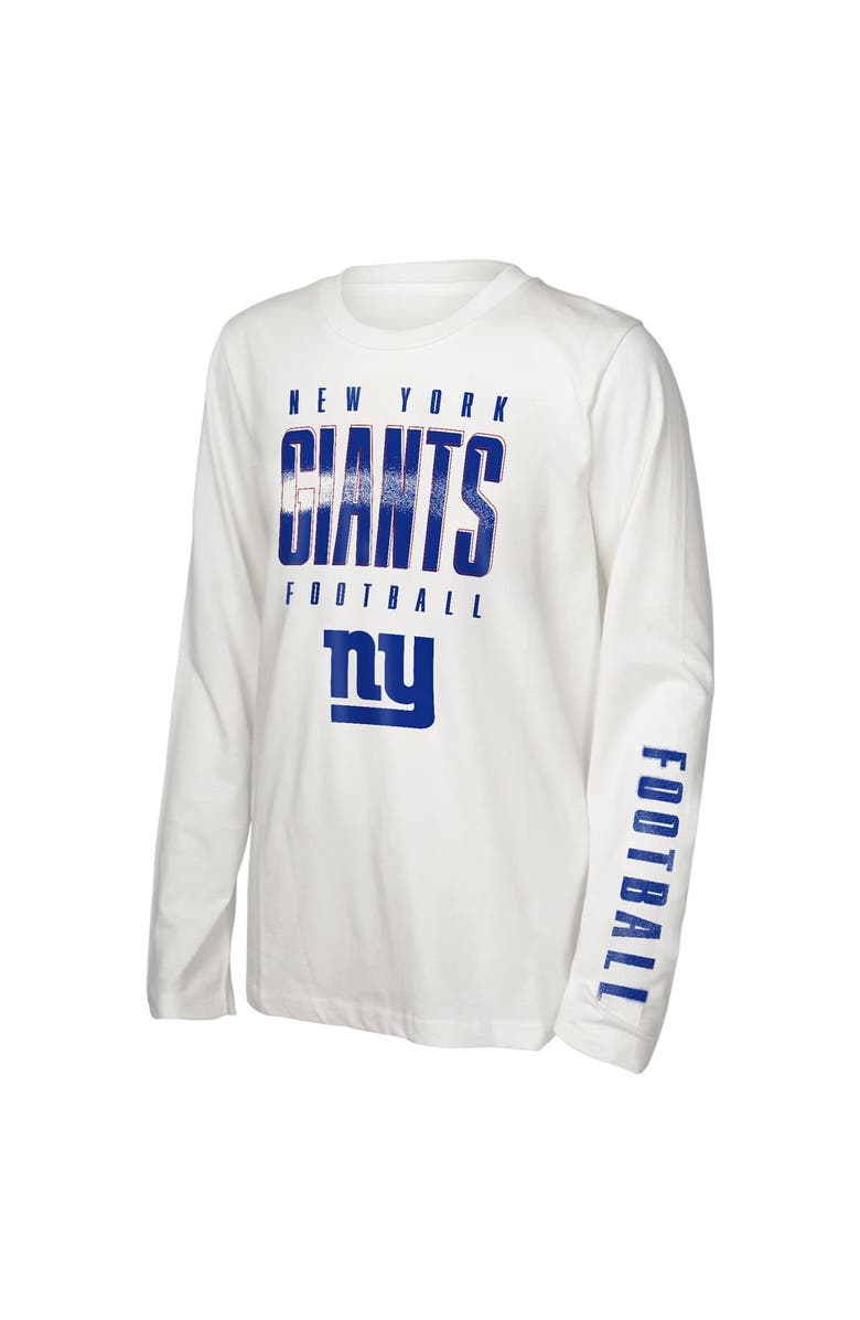 Outerstuff Youth Outerstuff New York Giants The Mix Combo T-Shirt Set, Alternate, color, Royal