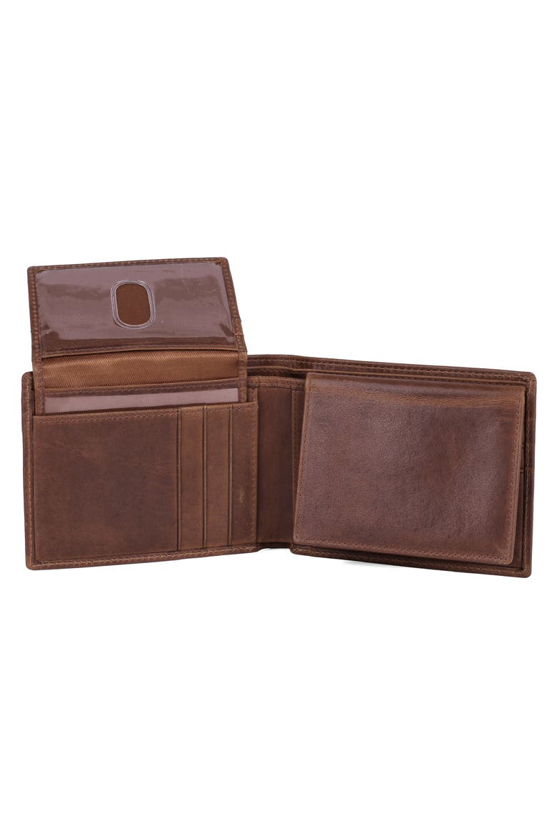 Dopp American Lodge Double ID Bifold Wallet, Alternate, color, COGNAC