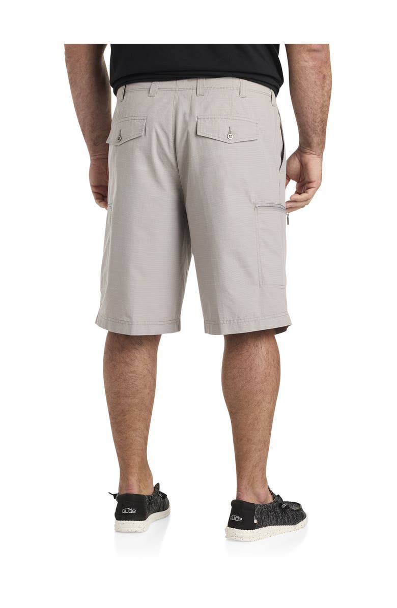 True Nation by DXL Hidden Zipper Cargo Shorts, Alternate, color, 