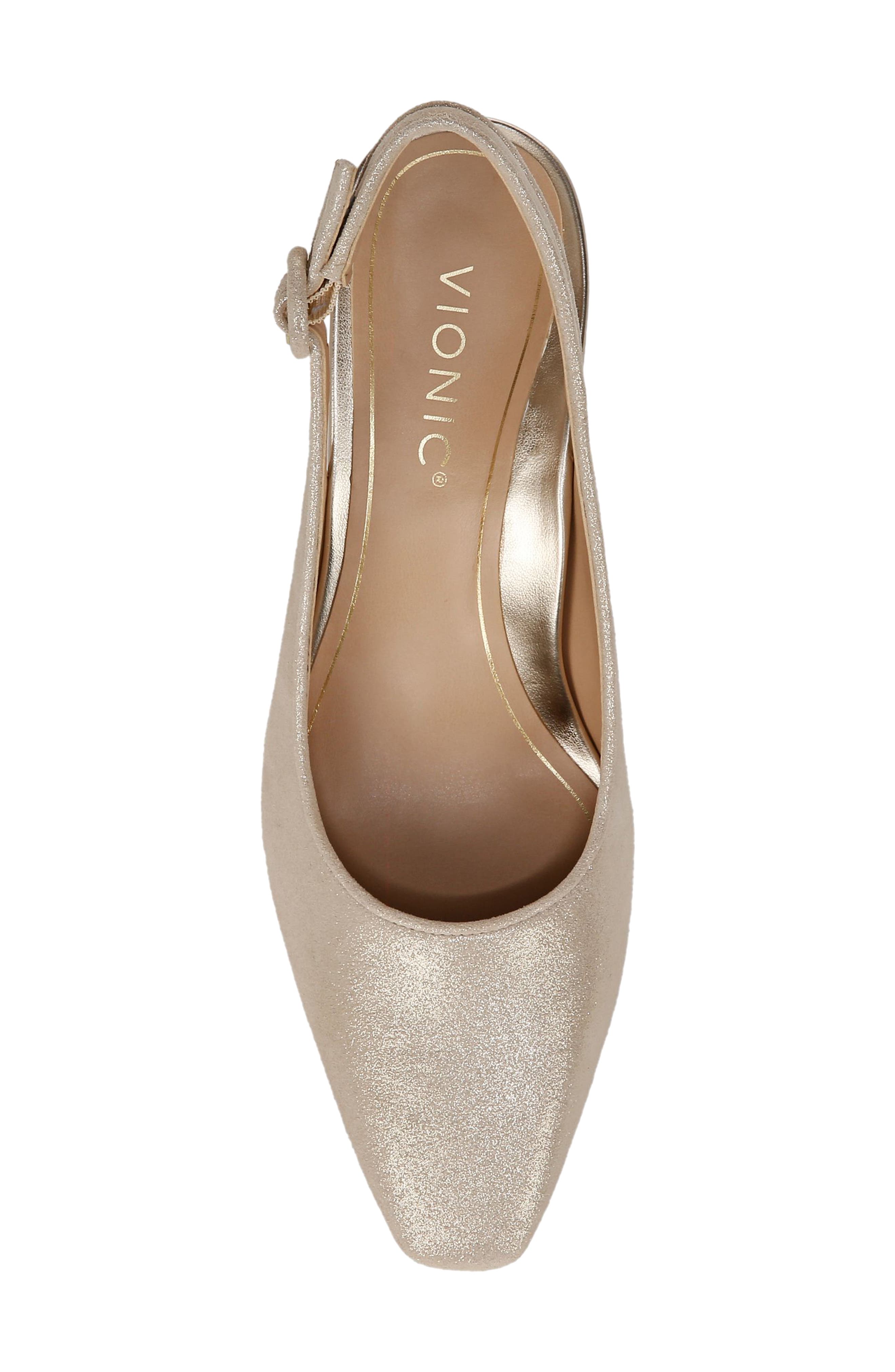 Vionic Perris Slingback Pump, Alternate, color, Gold