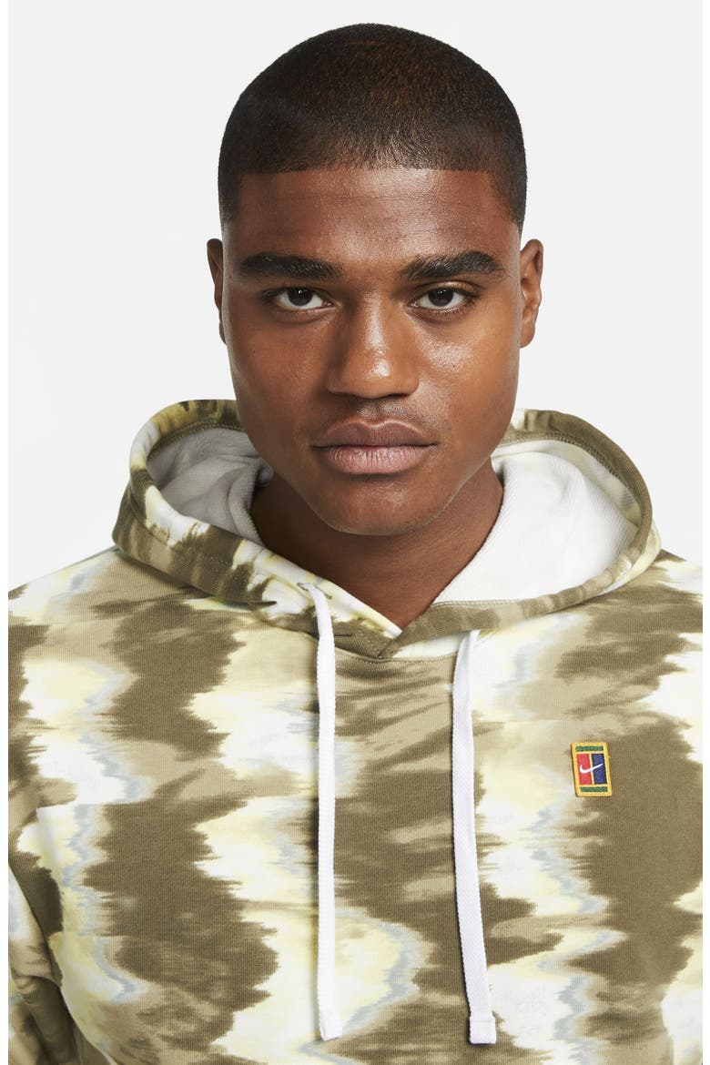 Court Fleece Tennis Hoodie, Alternate, color, MEDIUM OLIVE