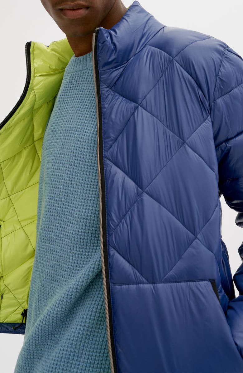 Noize Water Resistant Quilted Puffer Jacket, Alternate, color, Navy