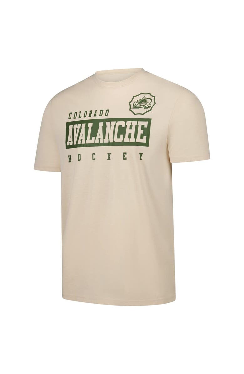 LEVELWEAR Men's Levelwear Cale Makar Khaki Colorado Avalanche 2024 NHL Military Appreciation Richmond Delta Player Name & Number T-Shirt, Alternate, color, Khaki