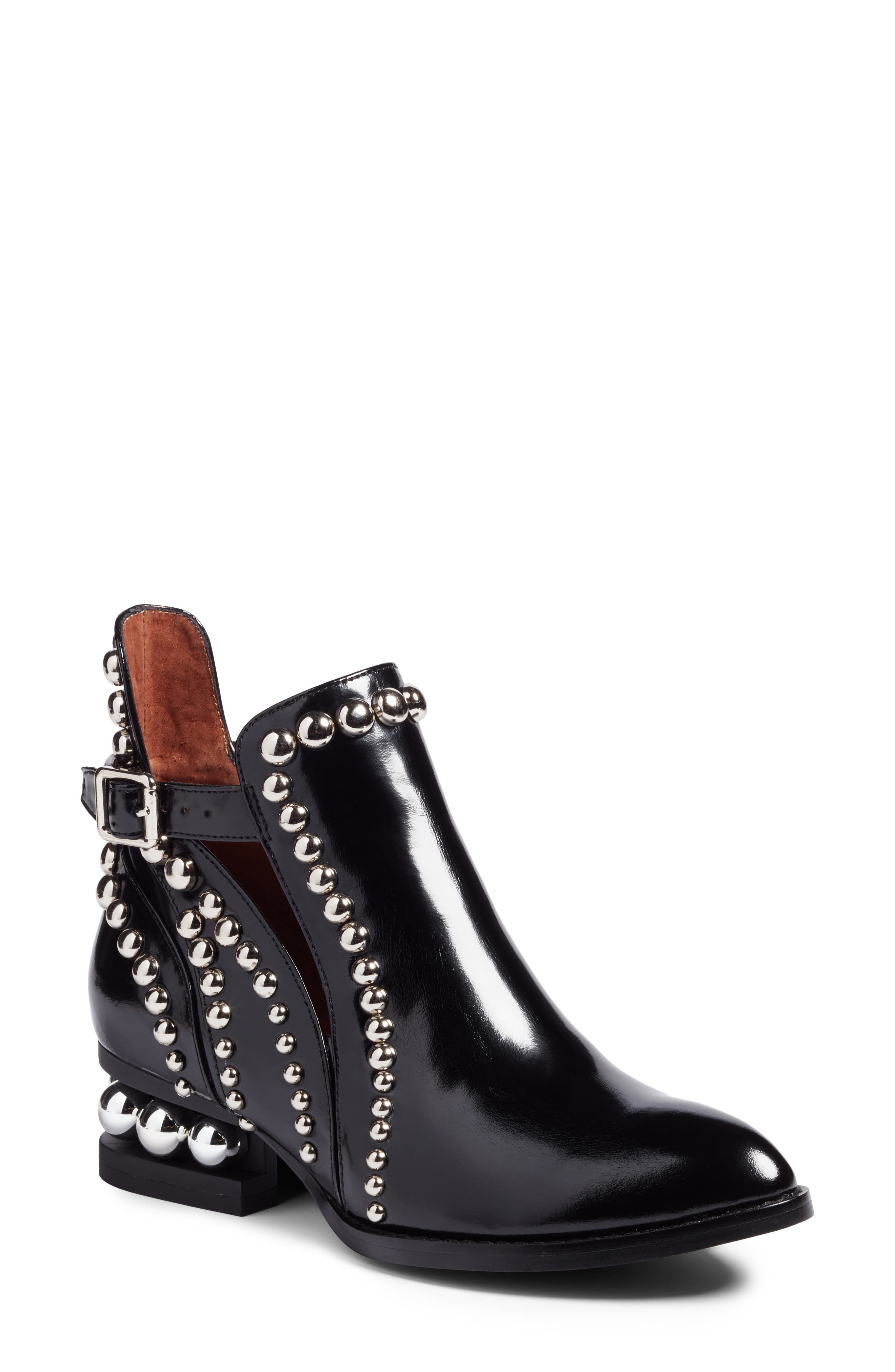 Jeffrey Campbell Rylance Studded Bootie, Main, color, 