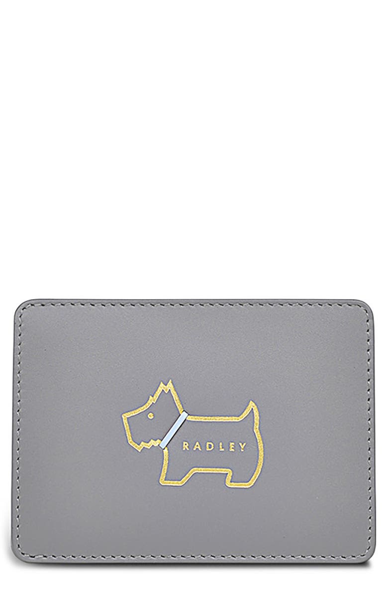 Radley Small Heritage Dog Outline Card Case, Main, color, Cloud Burst