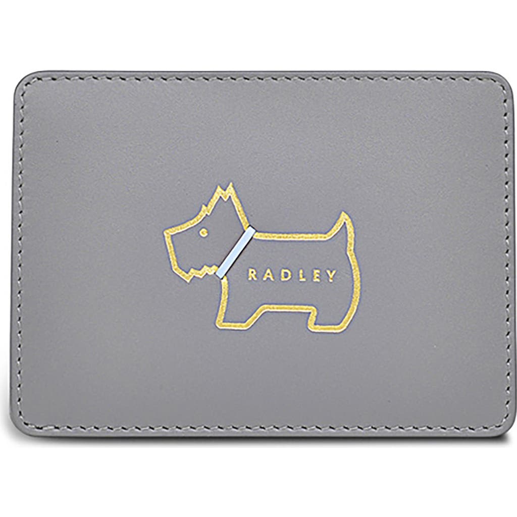 Radley Small Heritage Dog Outline Card Case In Blue