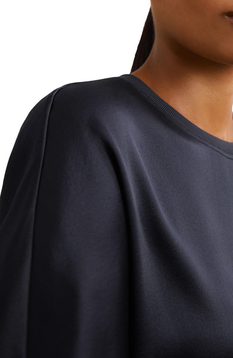 Reiss Lena Silk Top, Alternate, color, Navy