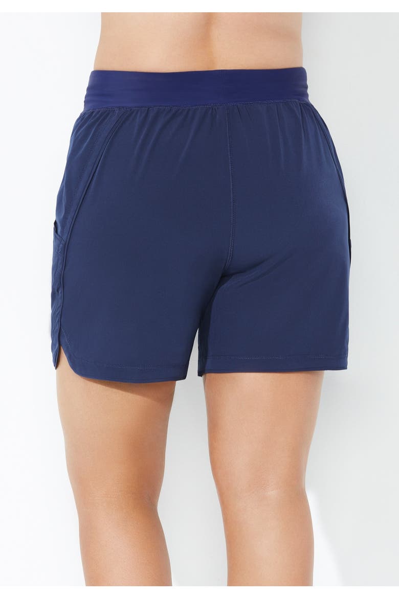 Quick Dry Swim Short, Alternate, color, Navy