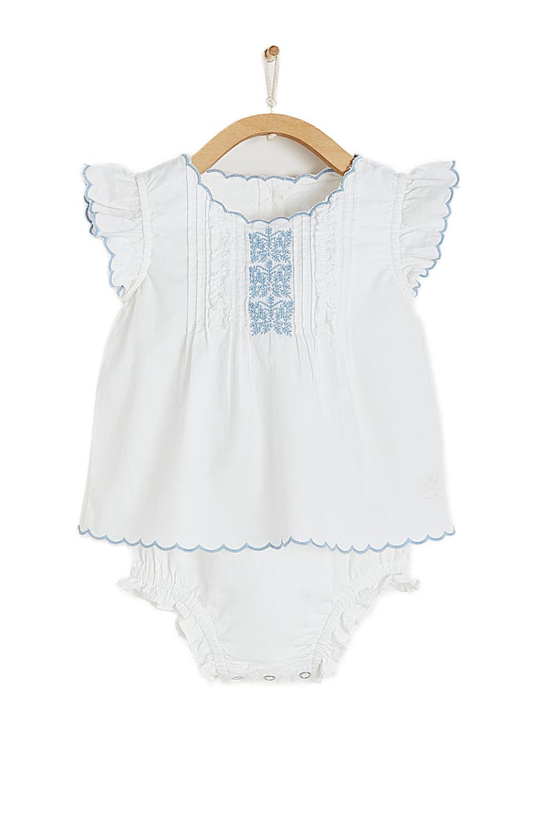 Babycottons Premium Cotton Monaco Bodysuit for Infant, Main, color, 