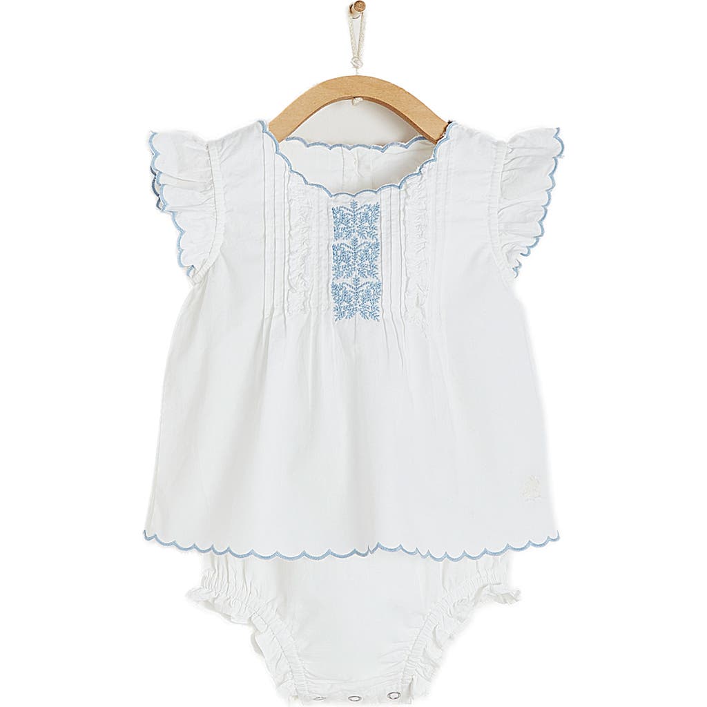 Shop Babycottons Monaco Bodysuit In White