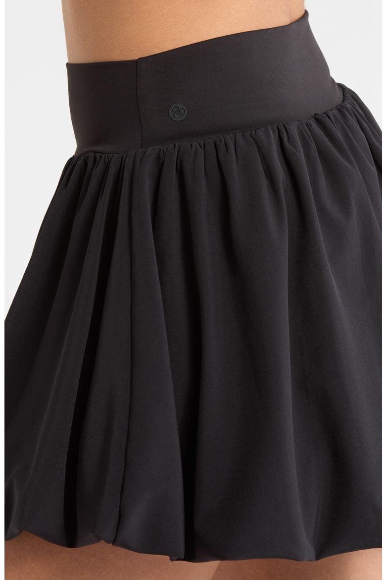 Court Mode Bubble Skirt, Alternate, color, BLACK
