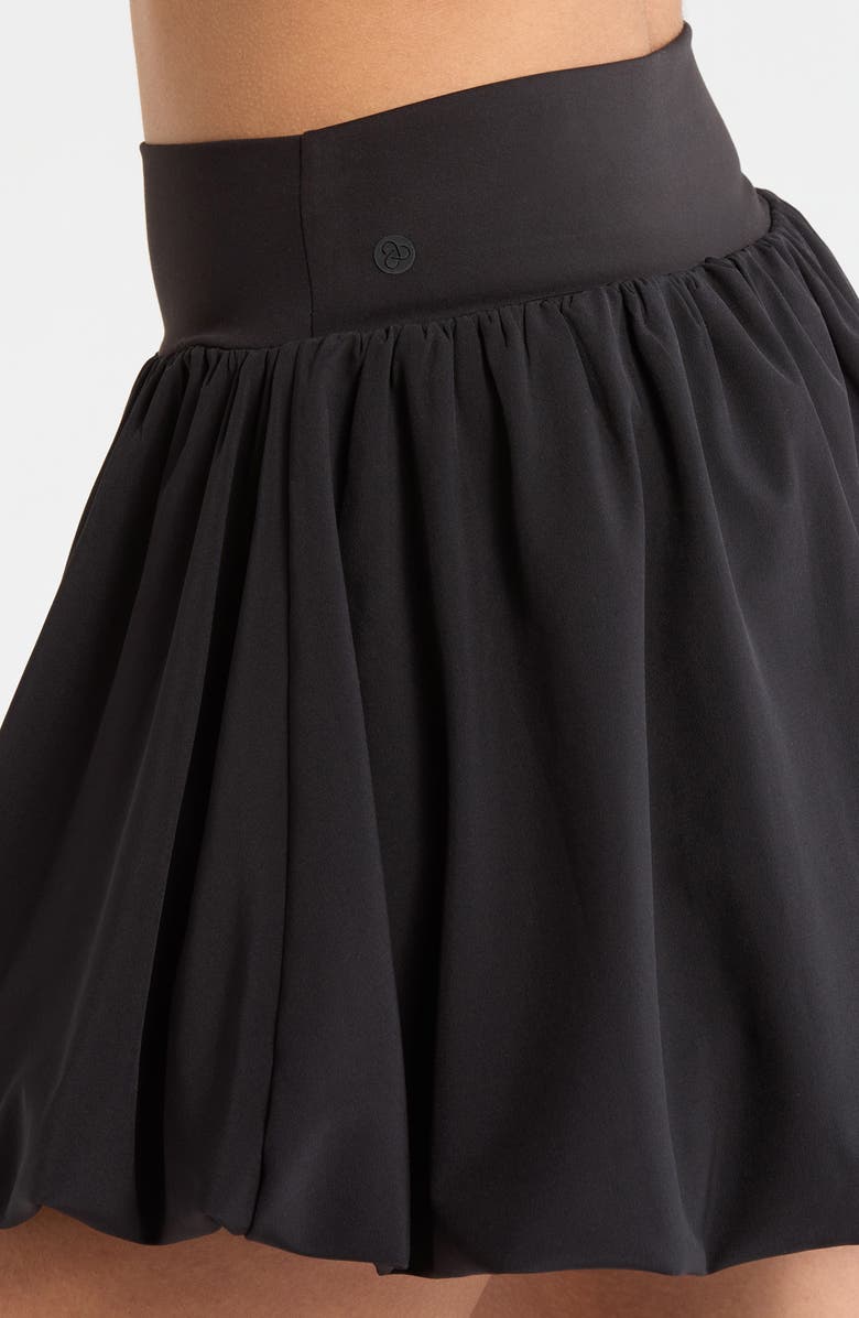 Zella Court Mode Bubble Skirt, Alternate, color, Black
