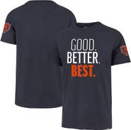 '47 Men's '47  Navy Chicago Bears Good. Better. Best. Franklin T-Shirt
