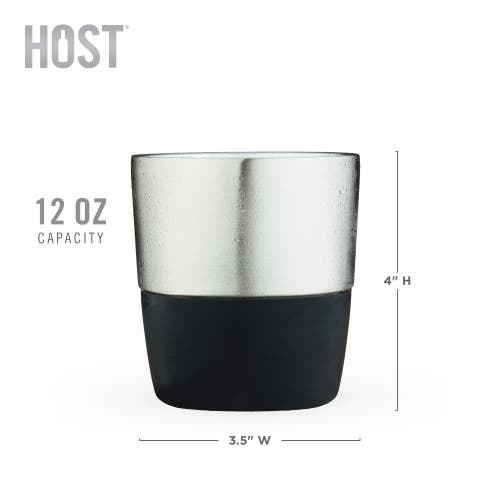 Host Stainless Steel Whiskey Freeze Pro Cooling Cup In Silver