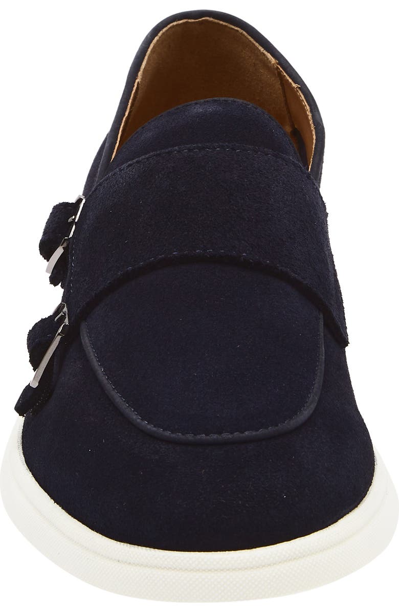 BOSS Sienne Double Monk Loafer, Alternate, color, Dark Blue