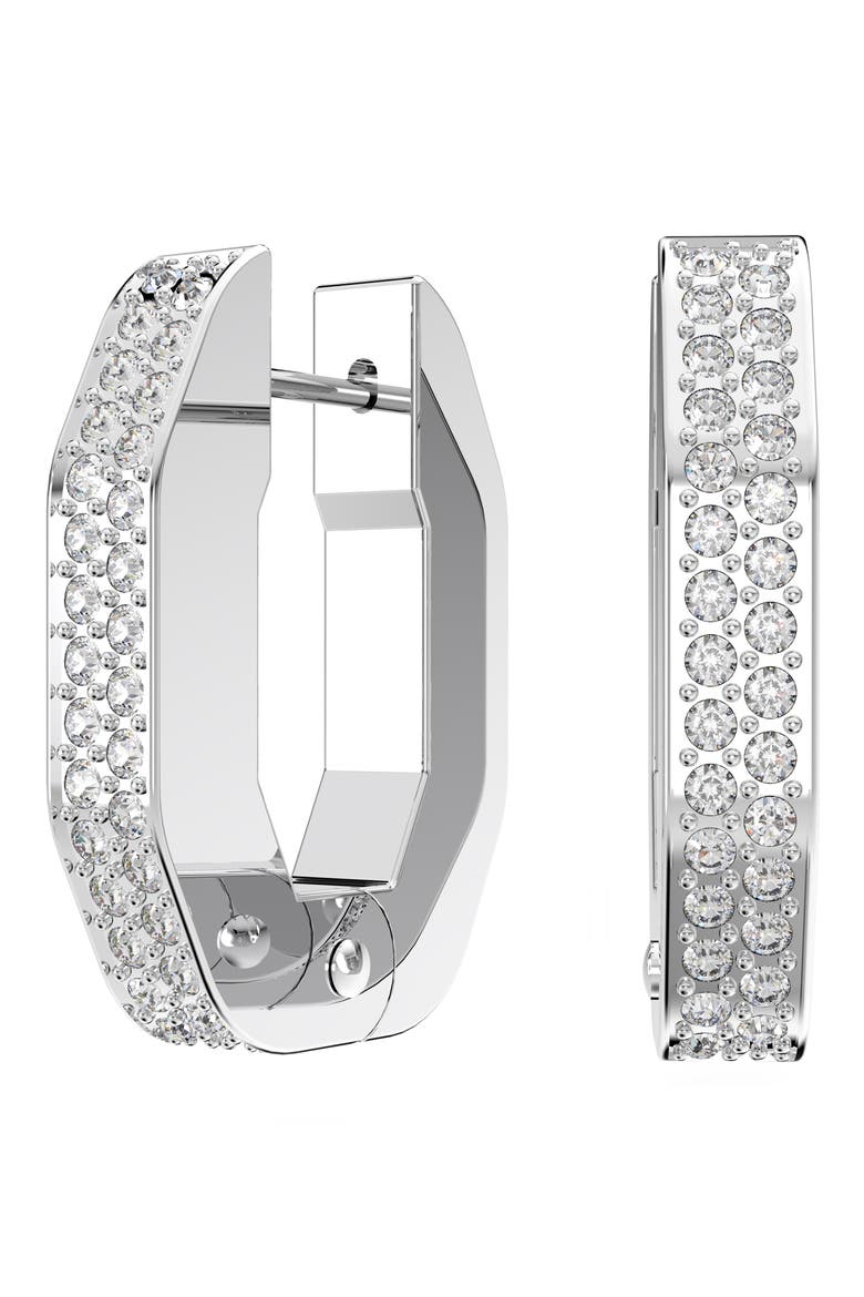 Dextera Pavé Hexagonal Hoop Earrings video
