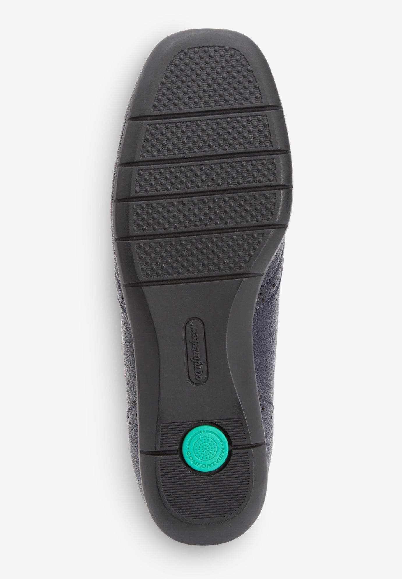 Comfortview The Aster Slip On Flat, Alternate, color, Navy