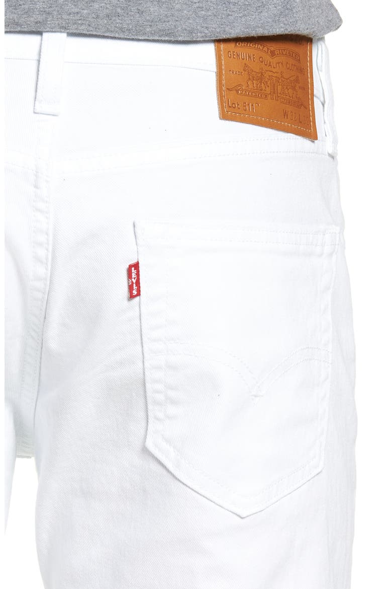 Levi's® 511™ Slim Fit Jeans, Alternate, color, WHITE BULL DENIM II