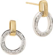 Marco Bicego Jaipur Diamond Link Station Earrings