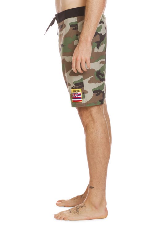 Quiksilver Surfsilk Hawaii Board Shorts In Camo
