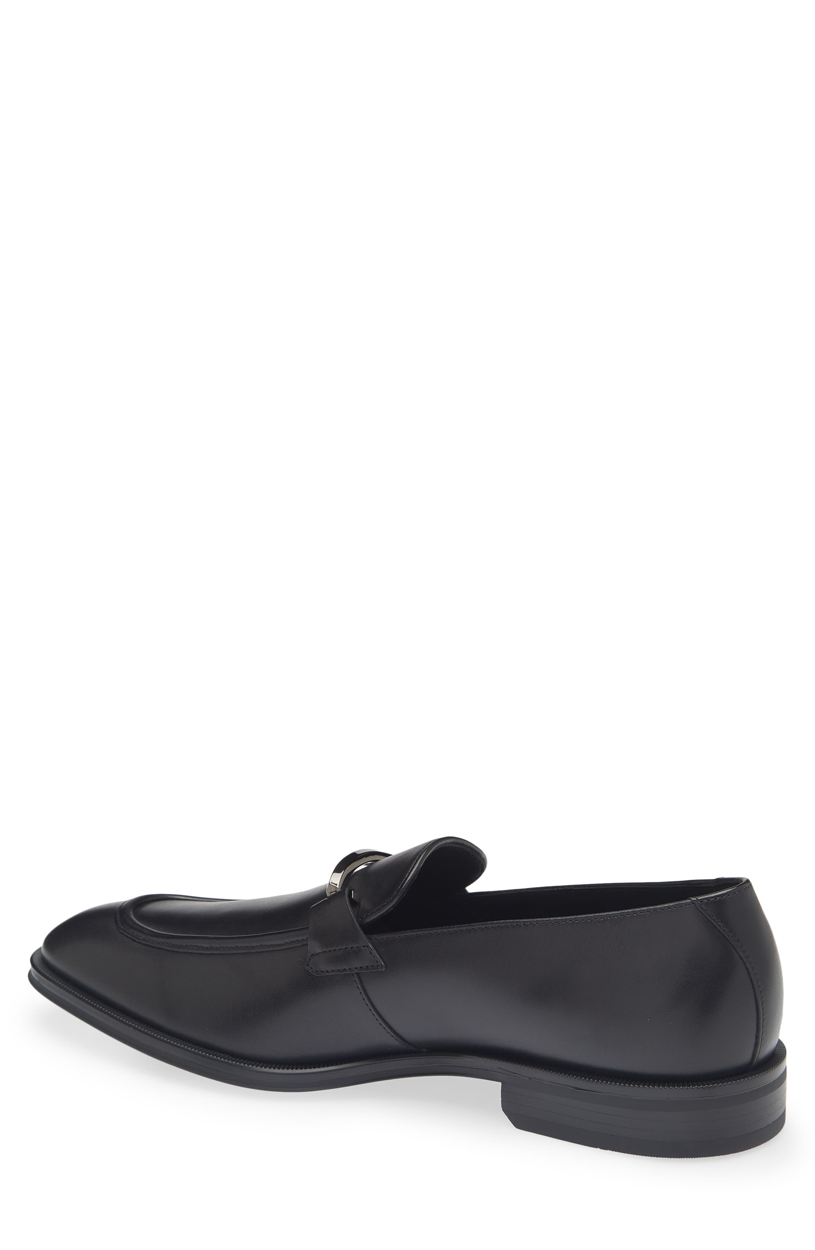 Teylor Bit Loafer, Alternate, color, BLACK