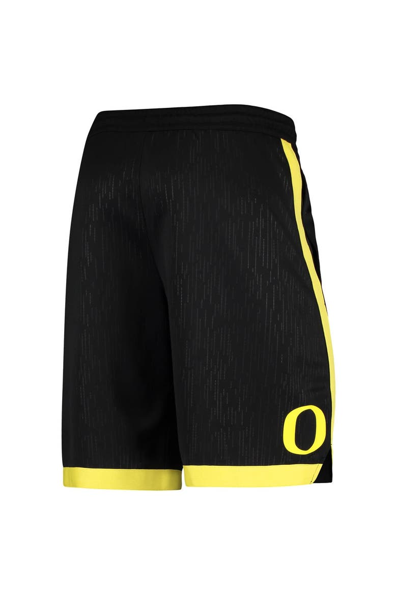 Men's Nike Black Oregon Ducks Logo Replica Performance Basketball Shorts, Alternate, color, Black