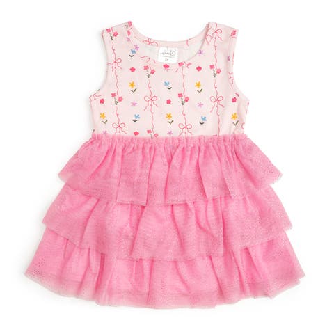 Peony Floral Tank Tutu Dress (Baby, Toddler & Little Kid)