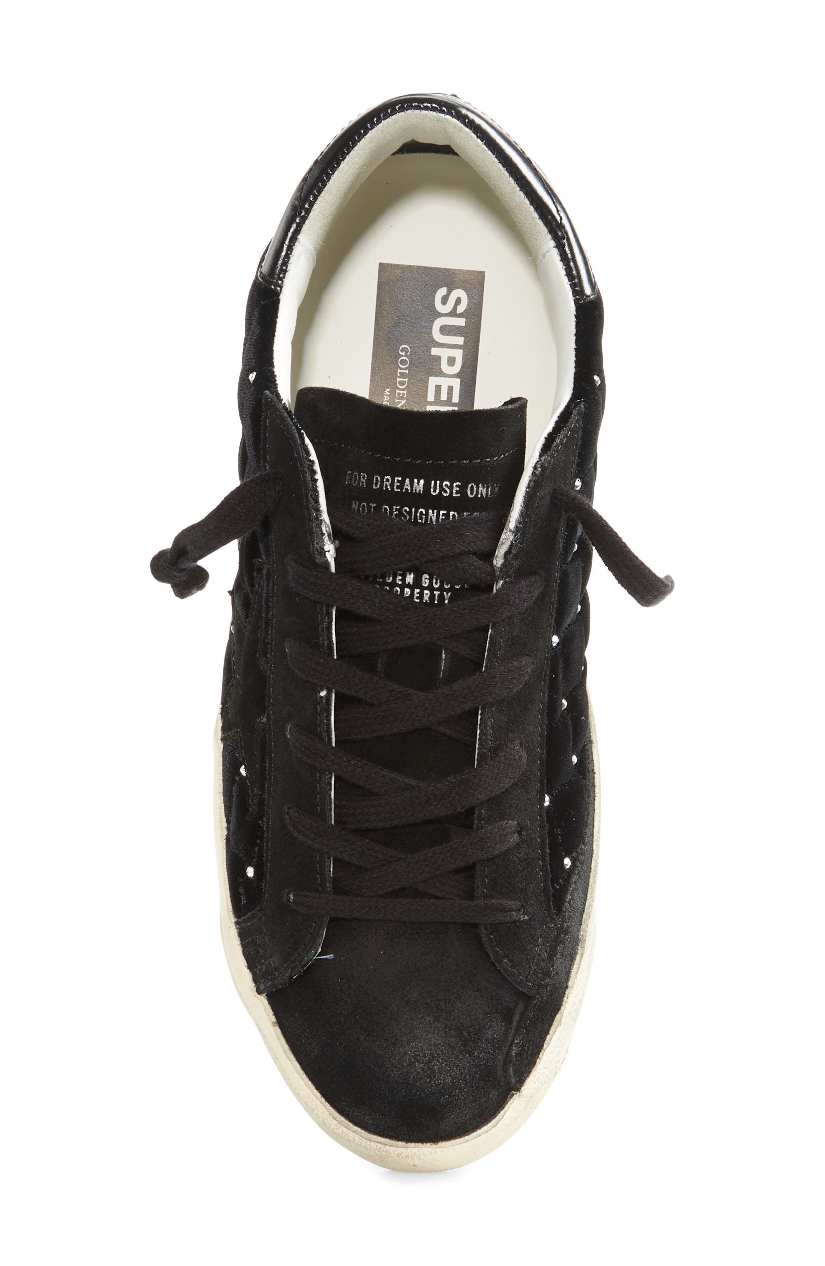 Golden Goose Super-Star Quilted Sneaker, Alternate, color, Black