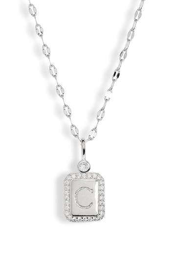 Leith Initial Pendant Necklace