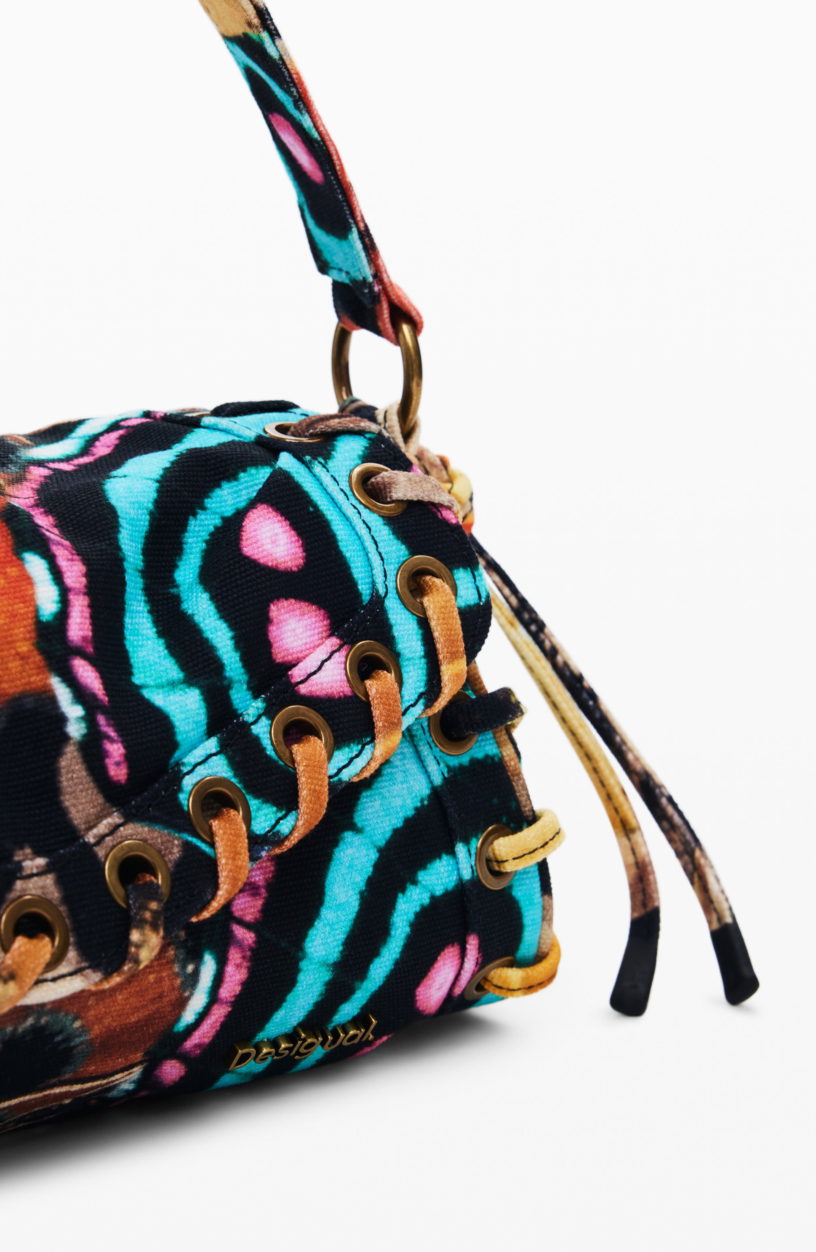 Desigual Print Shoulder Bag, Alternate, color, 