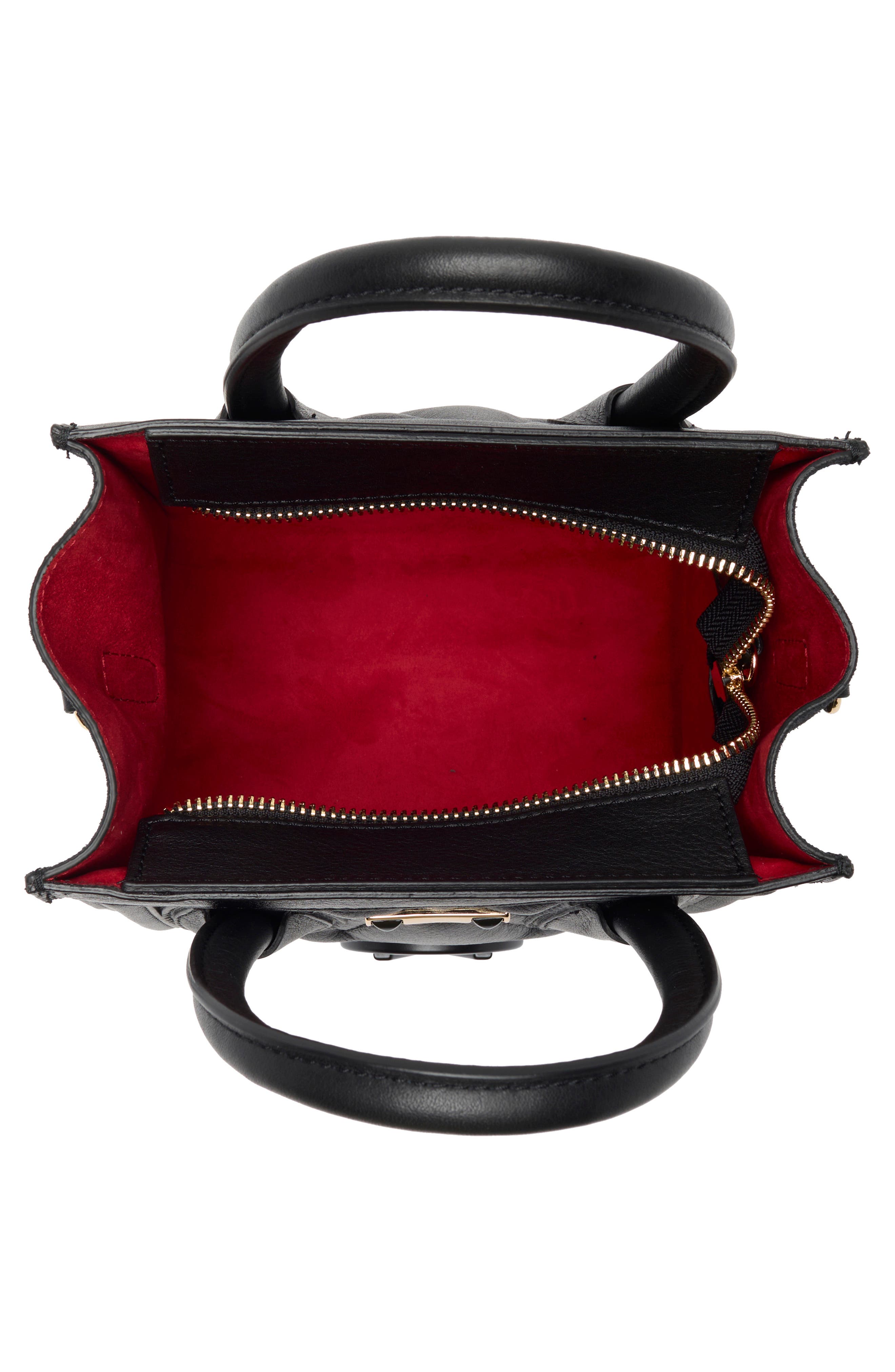 VALENTINO BY MARIO VALENTINO Eva Diamond Convertible Top Handle Bag, Alternate, color, 