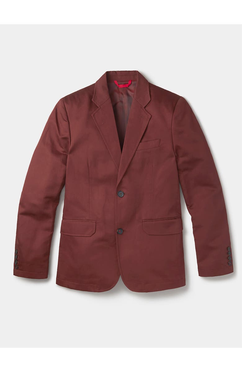 Aubin Pasmore Tailored Linen Blend Blazer, Alternate, color, Brown