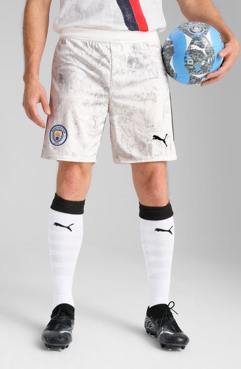 x KidSuper MCFC Replica Performance Mesh Soccer Shorts