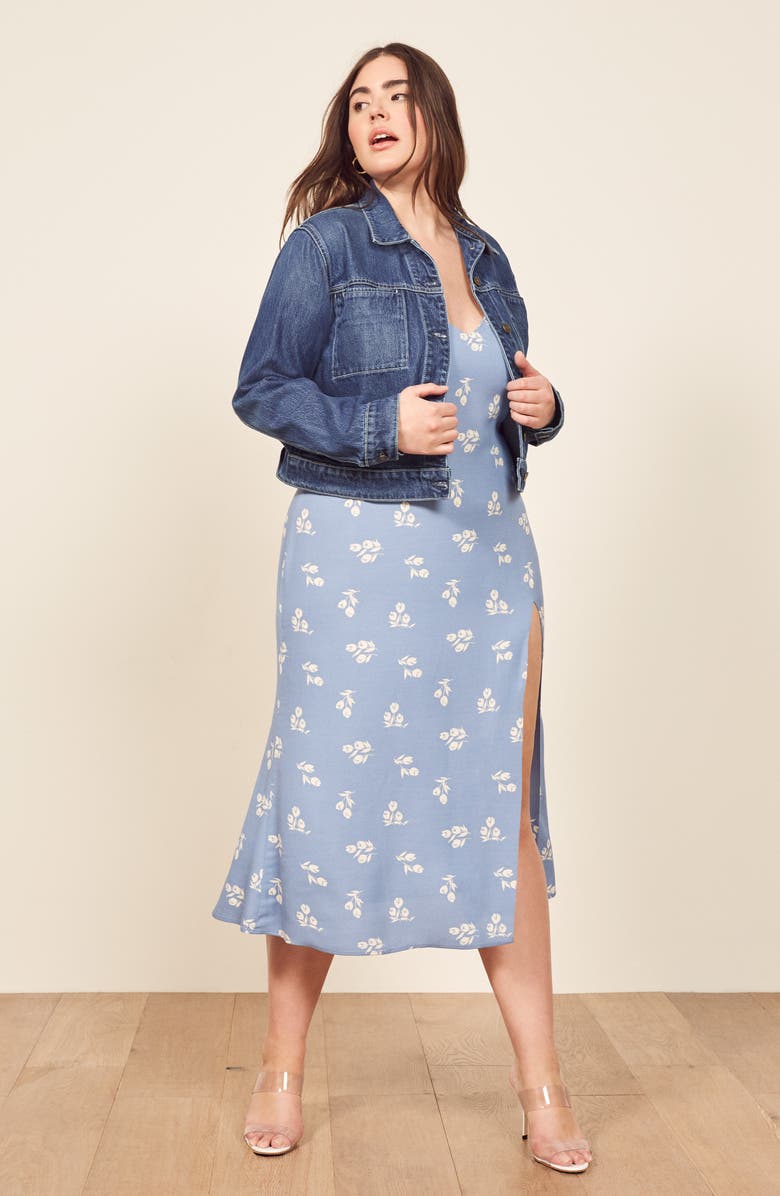 Reformation Aster Denim Jacket, Alternate, color,