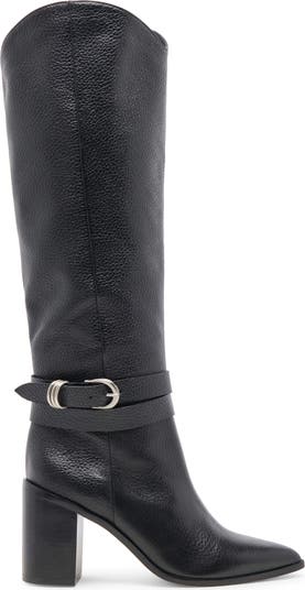 Tyrone Pointed Toe Knee High Boot