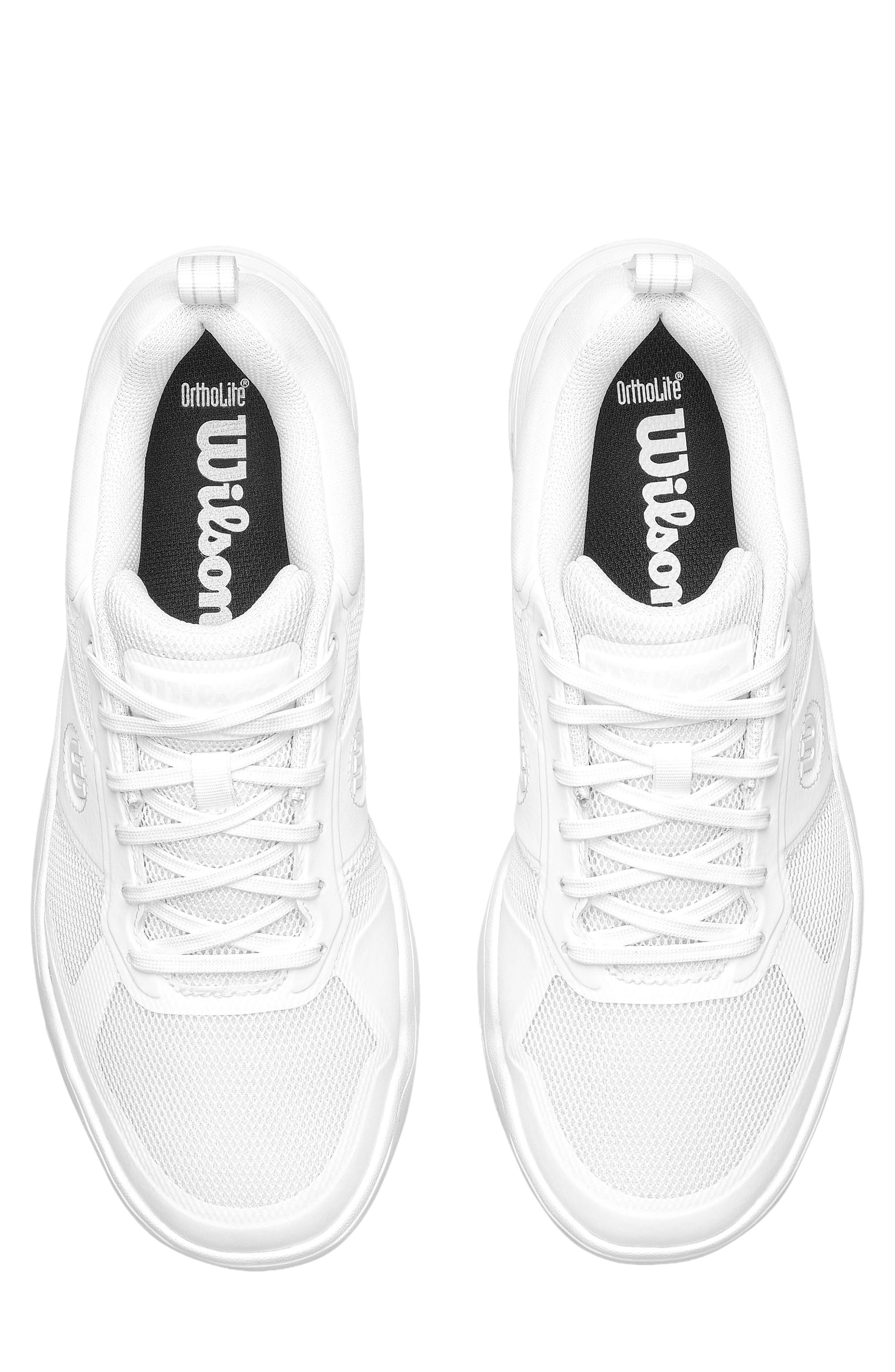 Pickle Pro Pickleball Sneaker, Alternate, color, CLEAR WHITE / CLEAR WHITE