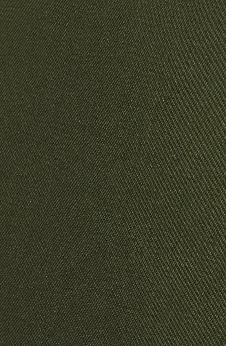 Moncler Grenoble Water Repellent Belted Technical Stretch Nylon Shorts, Alternate, color, Military Green