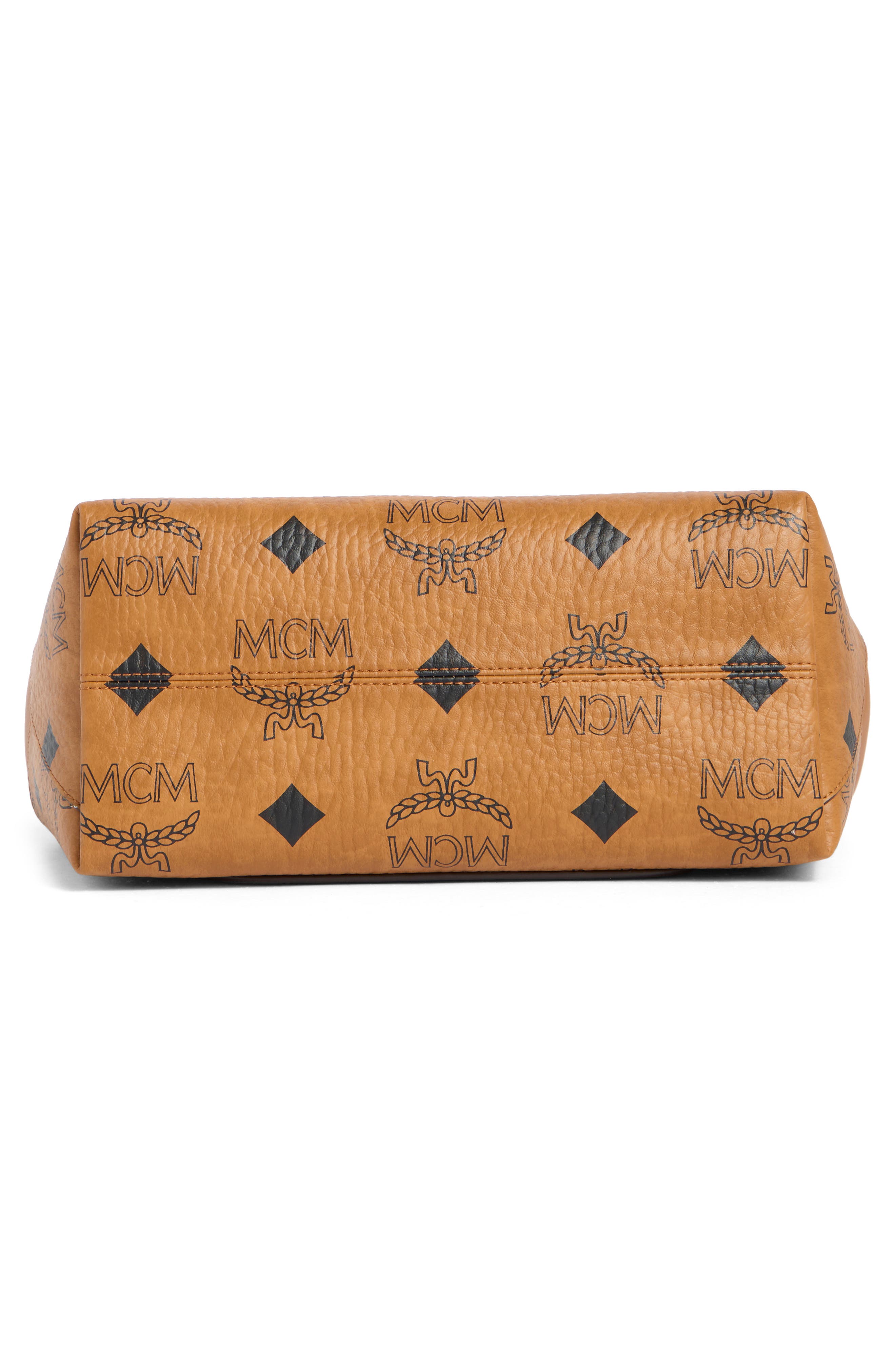 MCM Aren Monogram Coated Canvas Shoulder Bag, Alternate, color, 